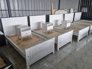 4x6 White Panel Bed for Sale