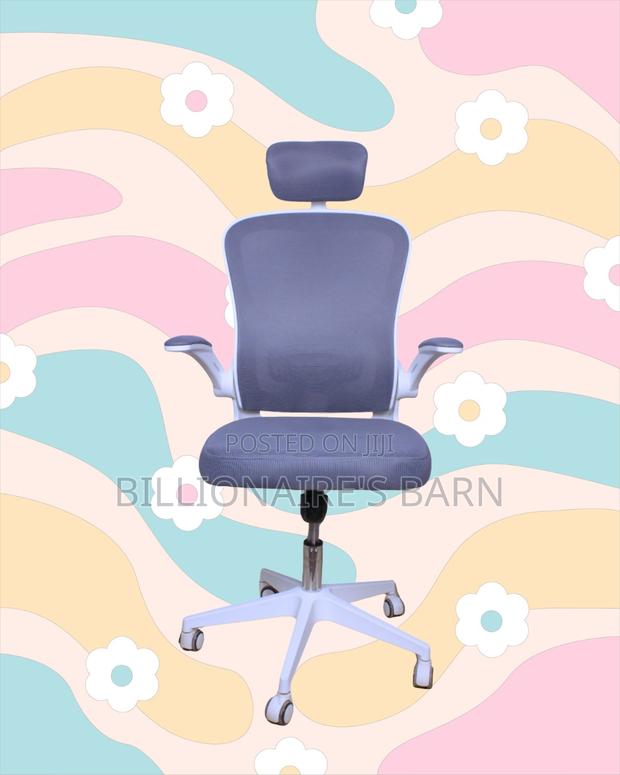 Space-Saving Chair White Office Easy | Best Deal Online - thumbnail 2