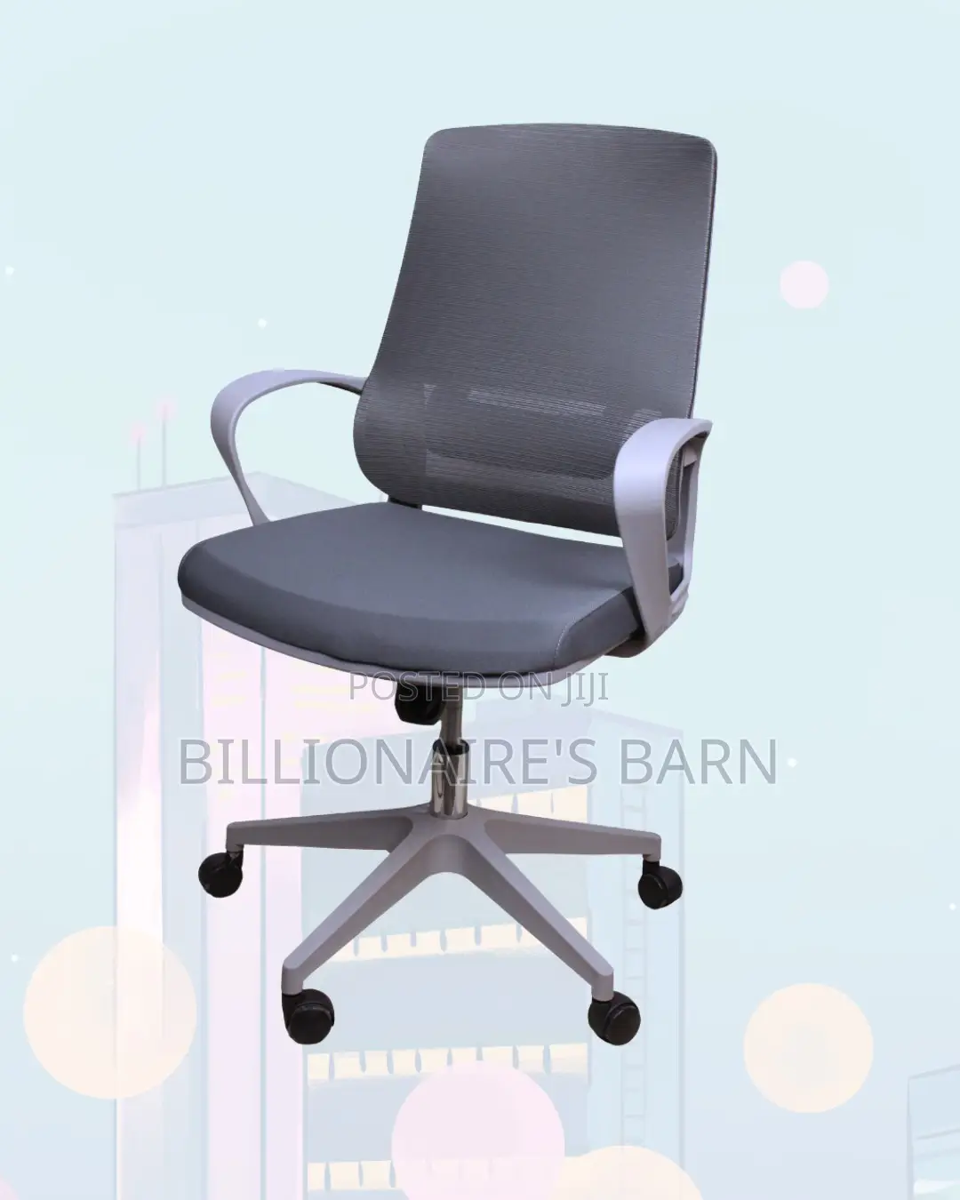 Space-Saving Grey — Ergonomic Fast | Perfect for Home Office