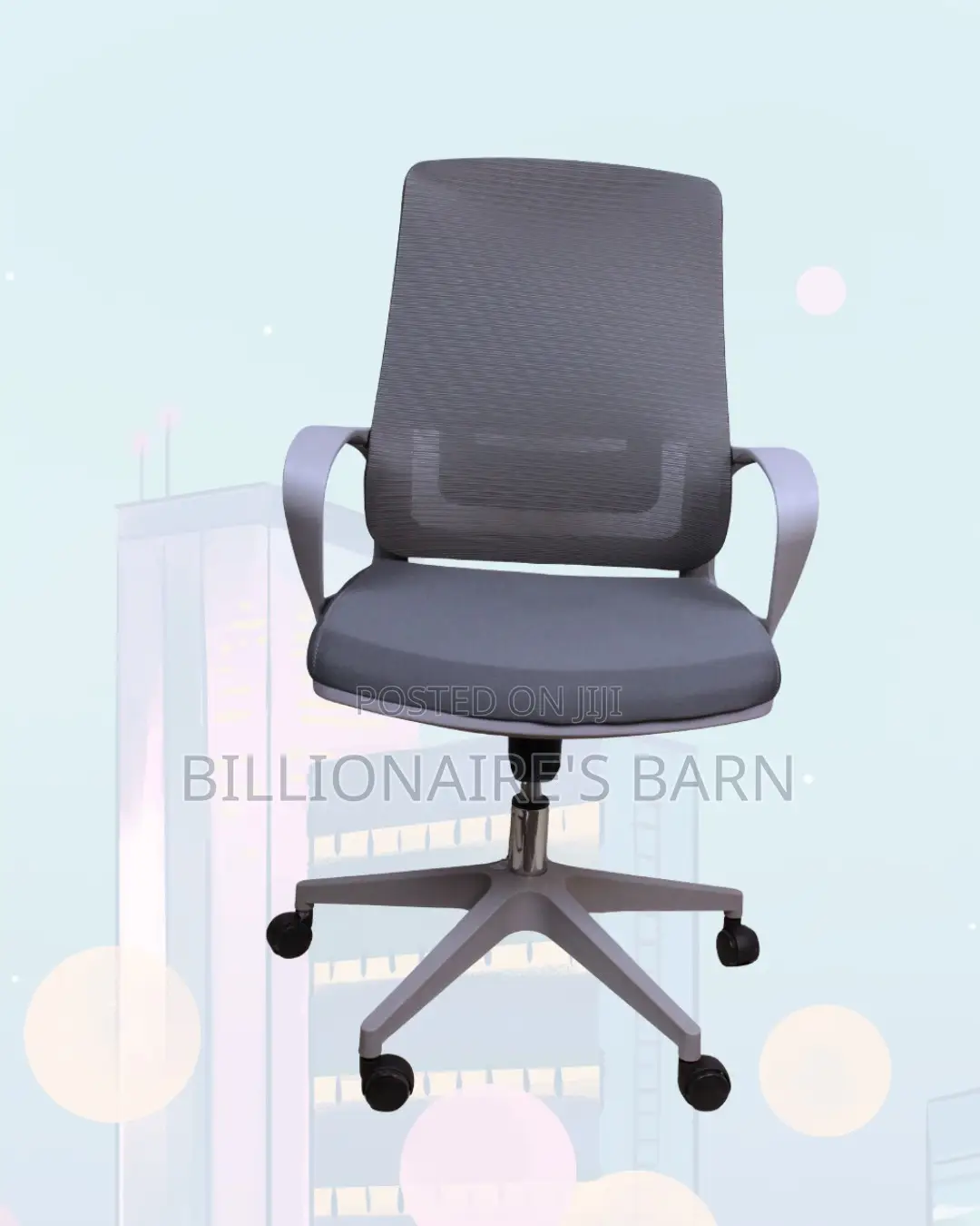 Space-Saving Grey — Ergonomic Fast | Perfect for Home Office