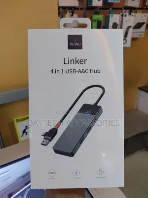Wiwu A431c Linker Series Usb-a C 4-in-1 Hub Adapter