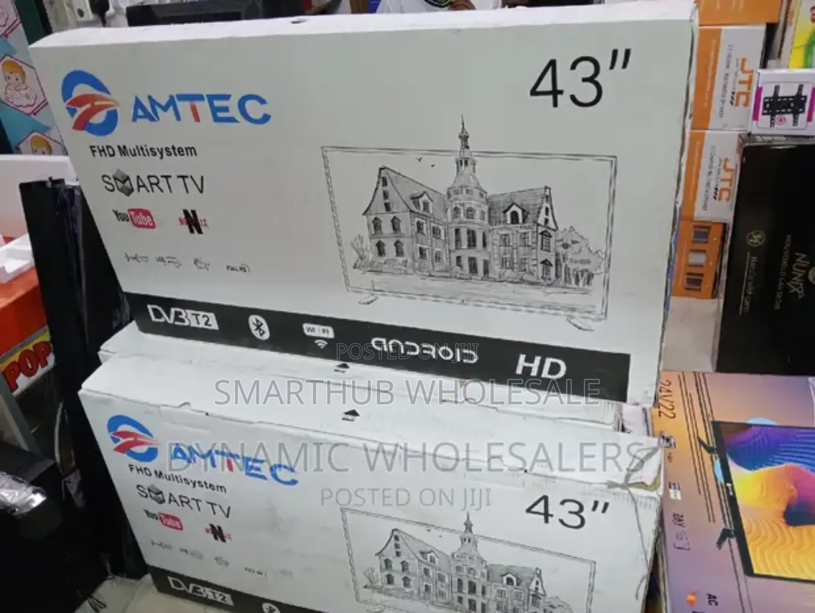 Ac/ Dc Amtec 43 Inches Smart Tv