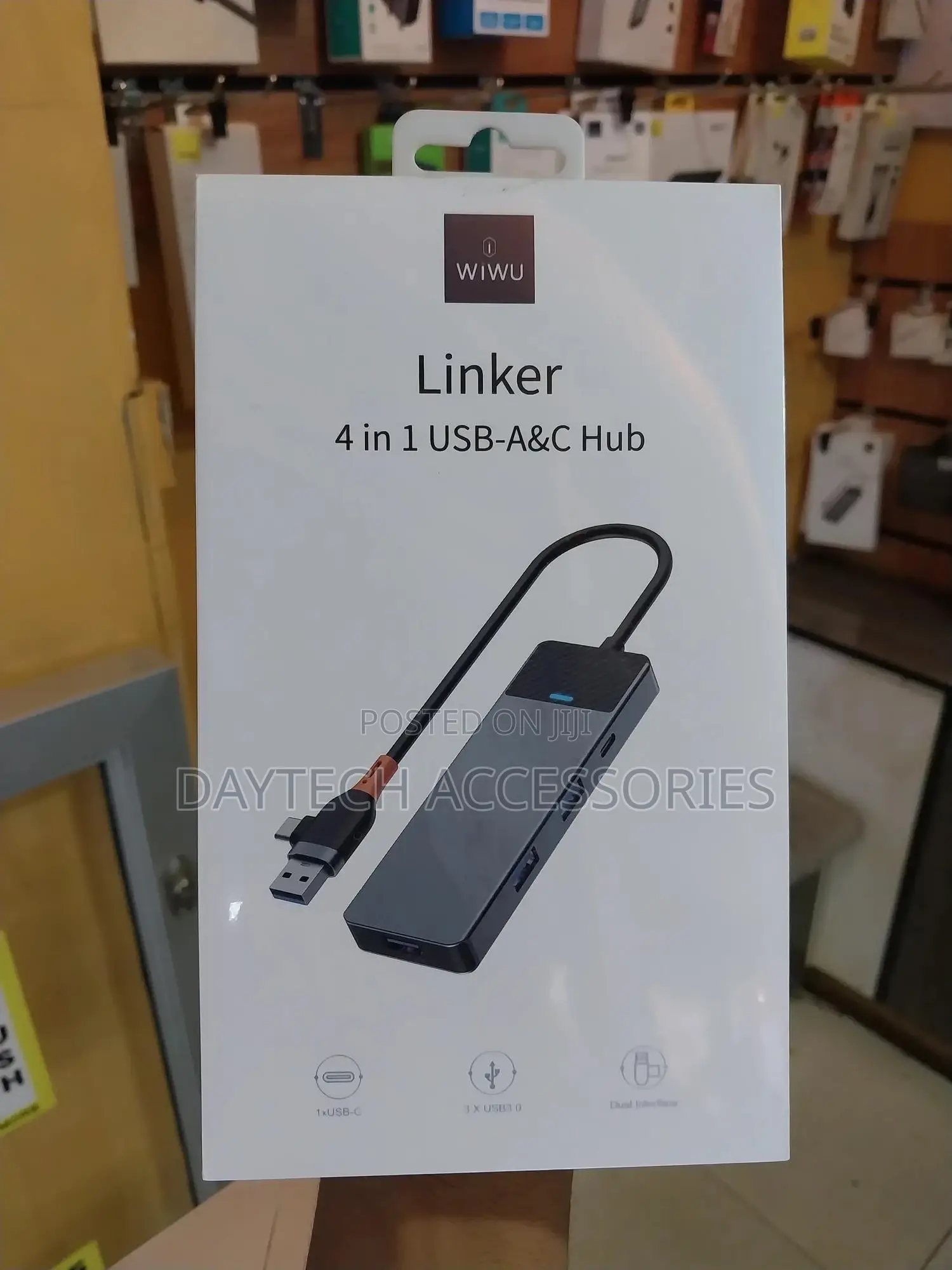Wiwu A431c Linker Series Usb-a C Hub Adapter 4-in-1