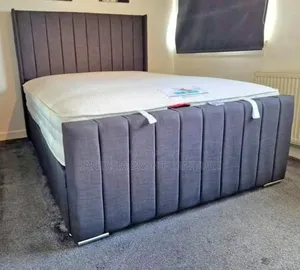 5x6 Grey Panel Bed - Pay on Delivery