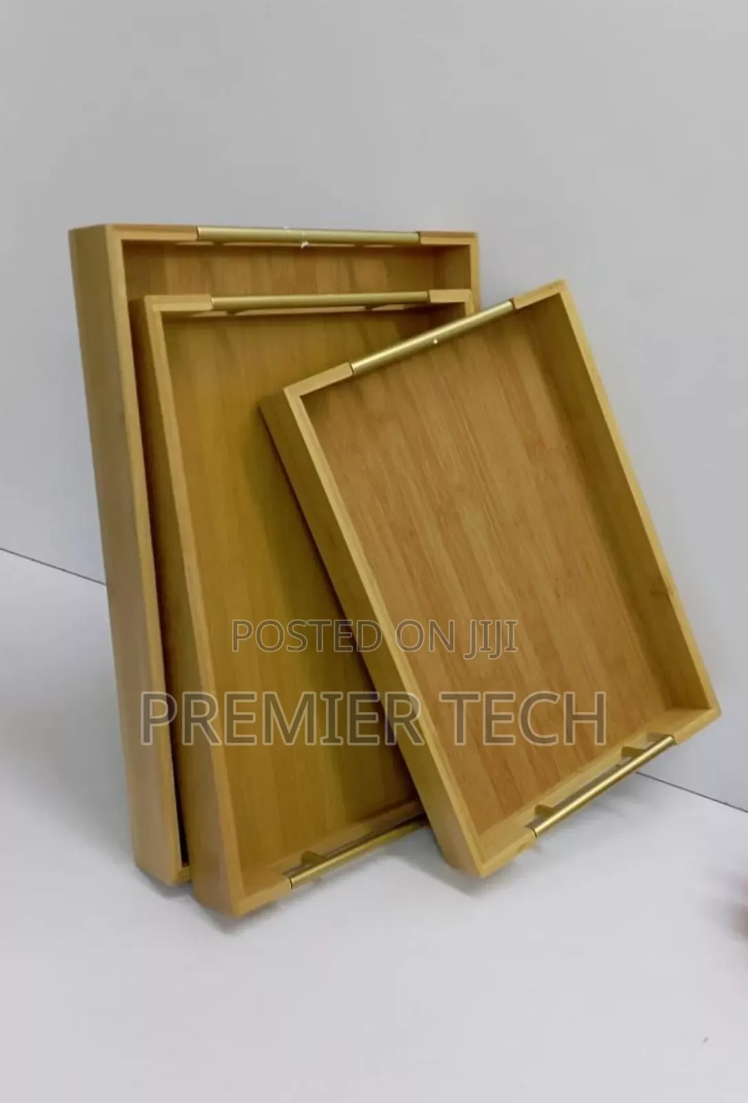 *Multifunctional Big Sized 3in1 Bamboo Serving Trays