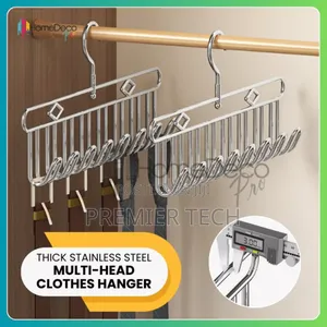 Rotating Stainless Steel 8 Hook Hanger