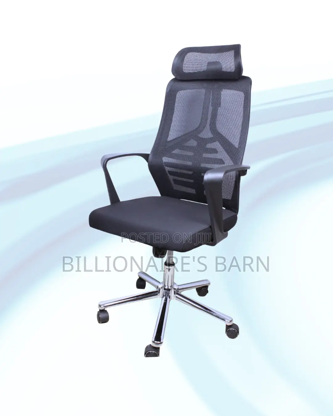 Swivel Back Steel Chair Mesh | Comfort Meets Style