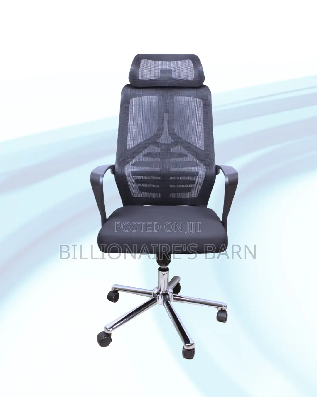 Swivel Back Steel Chair Mesh | Comfort Meets Style