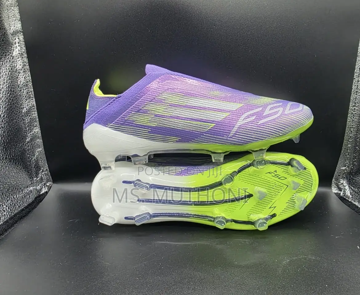 Purple Rush/FTWR Adidas F50 Elite -Tier Laceless Fg Football Boots