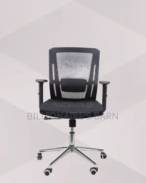 Stylish Mid-Back Office Seat | Comfort for All-Day Work