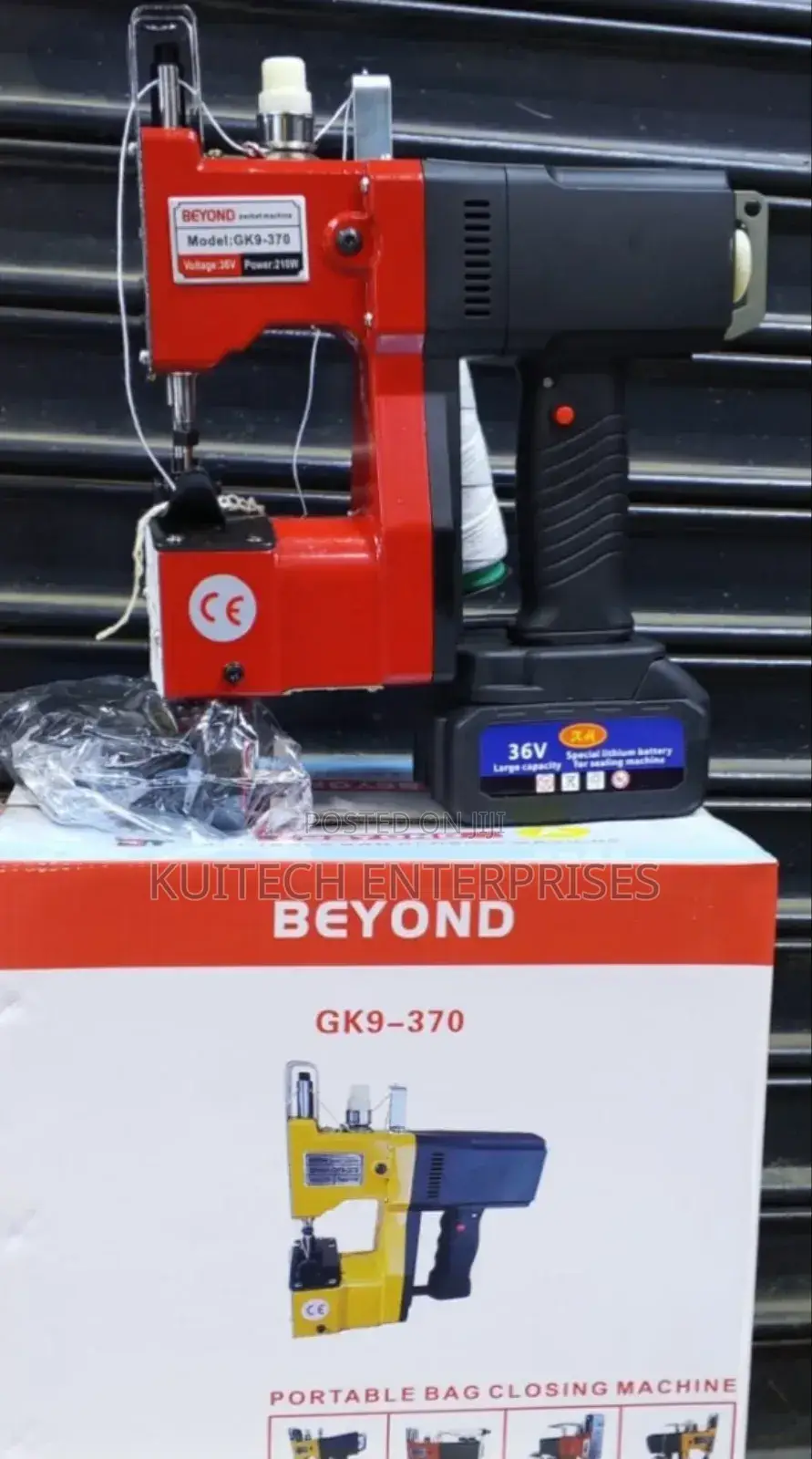 Portable Bag Closer Machine/ Cordless Sack Sealing Machine
