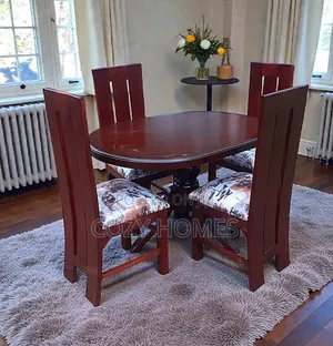 Dining Set a Creative 4 Seater Oval Dining Set