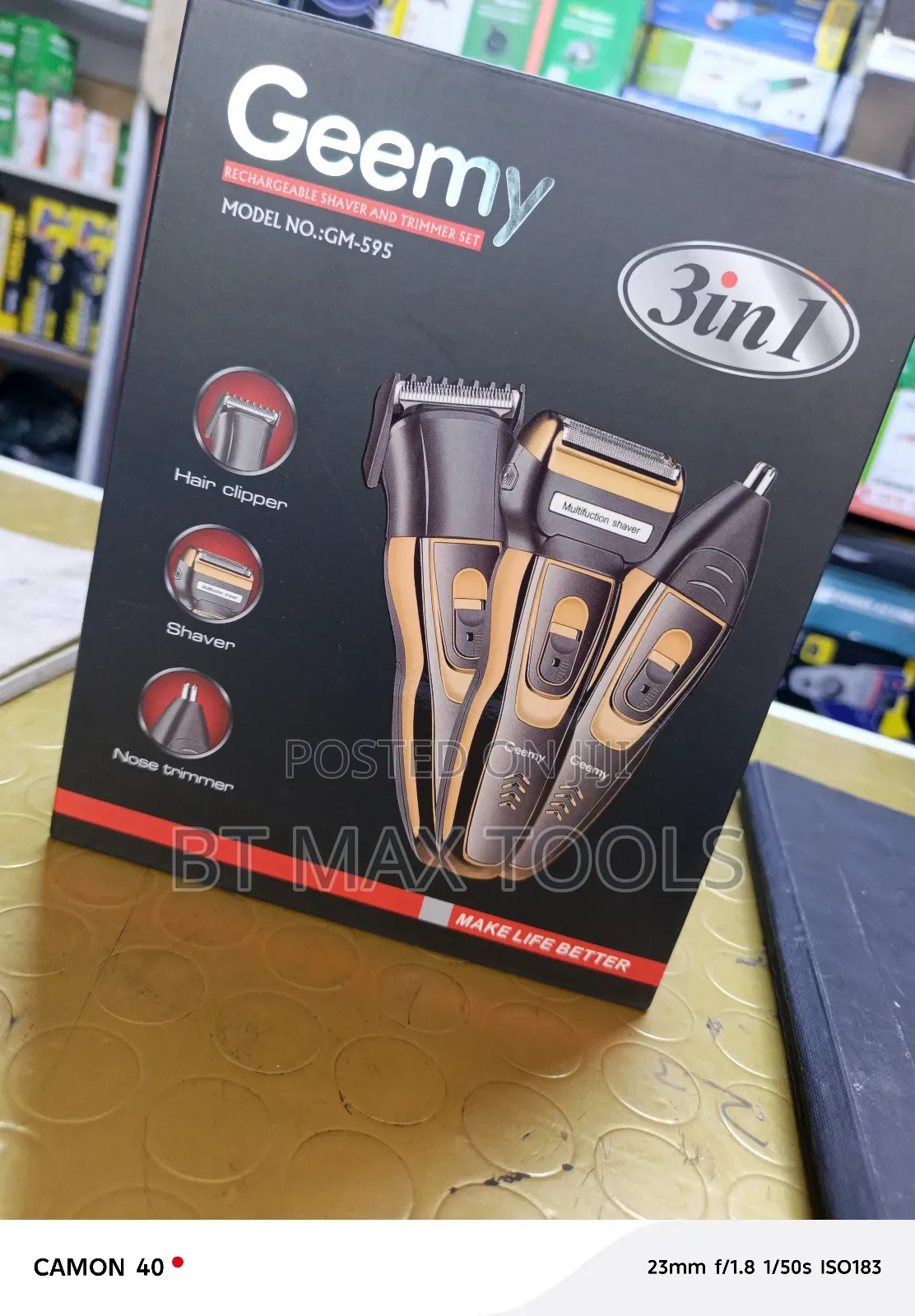 Portable Geemy Shaver and Trimmer
