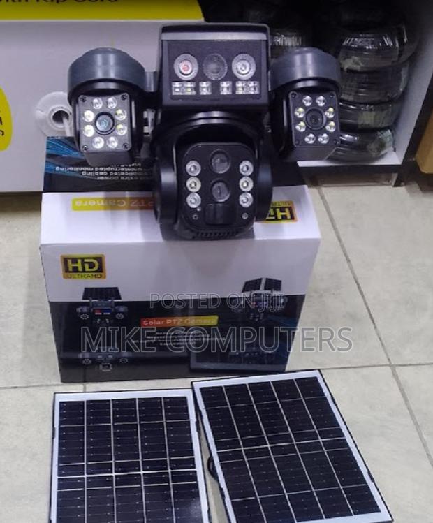 Solar CCTV Camera Triple Lens 4g - main view