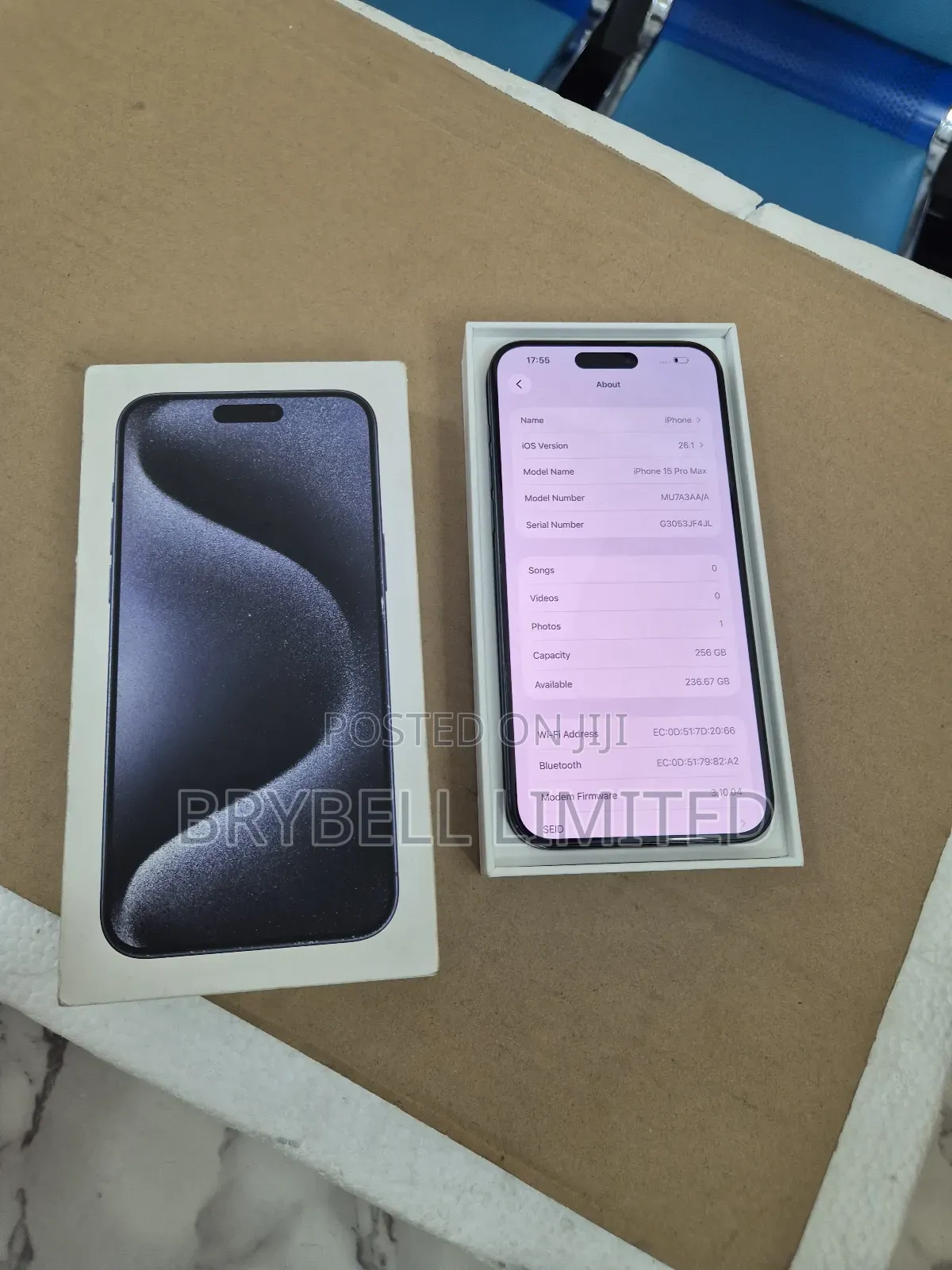 Apple iPhone 15 Pro Max 256 GB Blue