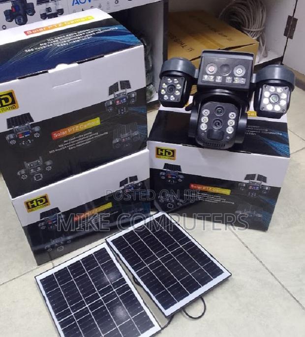 Triple Lens Solar Powered 4g V380pro 3 Screens