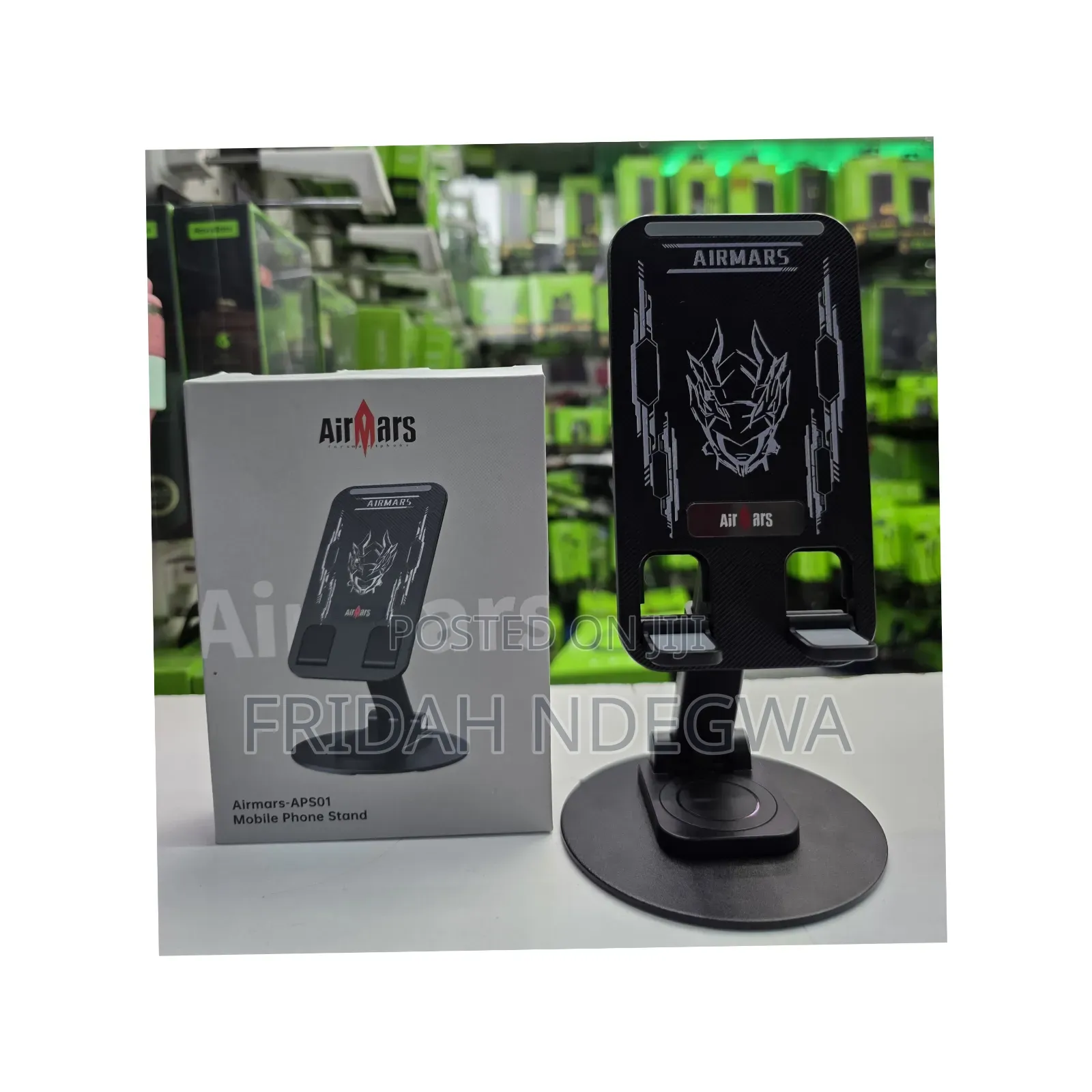 Airmars Aps01 3600 Rotation *Very Strong* Metal Mobile Phone Stand