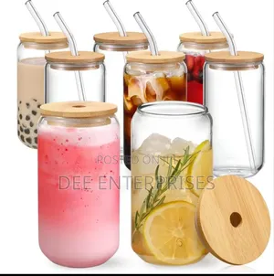 Portable Smoothie Jar With Straw