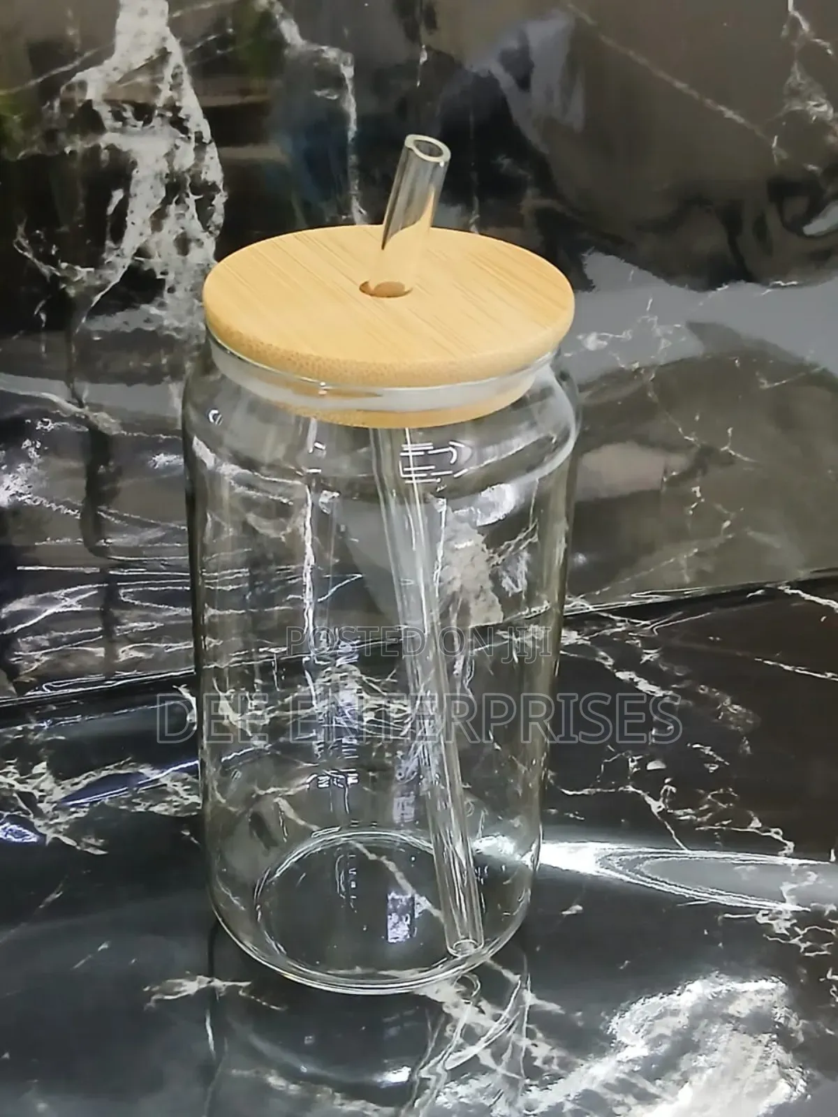 Portable Smoothie Jar With Straw