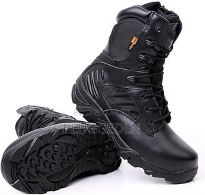 Delta Tactical Boots Black - For Hiking - thumbnail 2