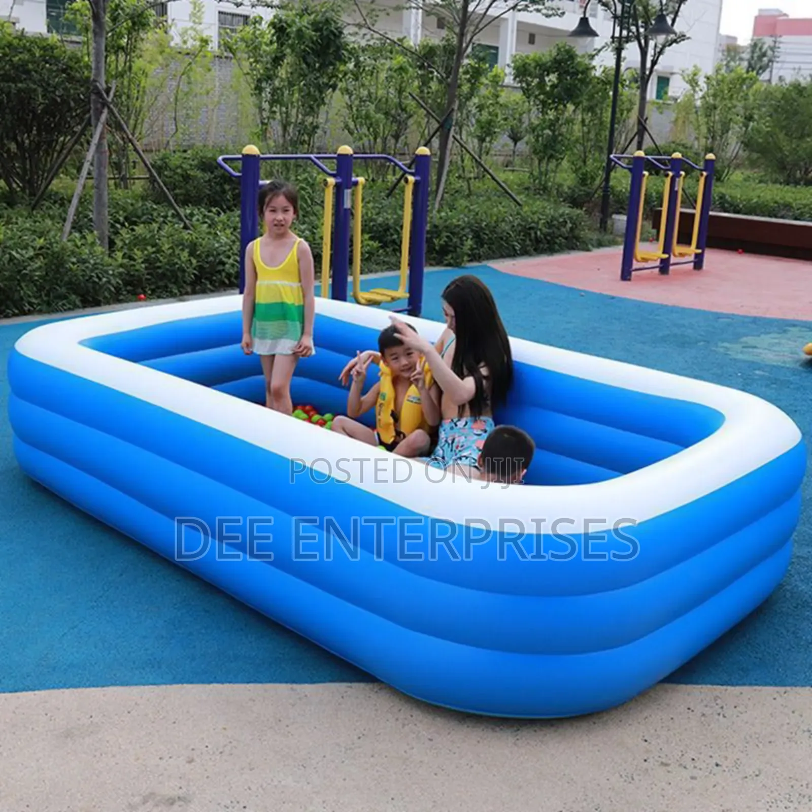 Swimming Pool for Kids Family With Electric Pump