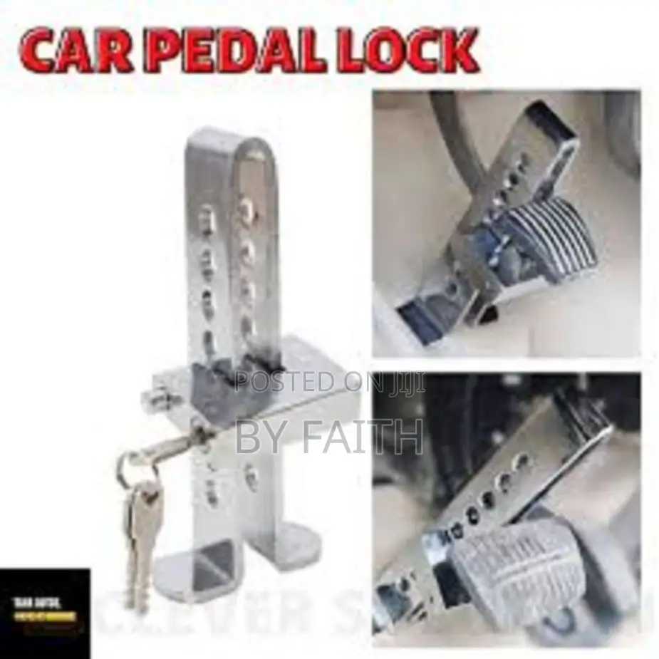Auto Brake Clutch Pedal Lock Stainless Steel