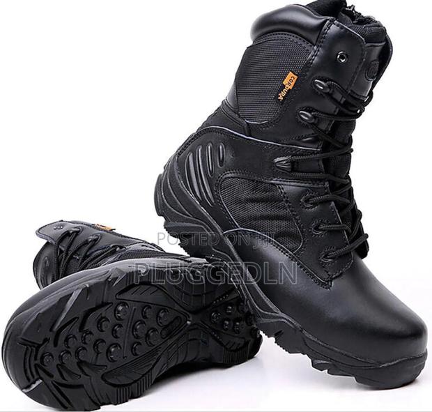 Delta Tactical Boots Black - For Hiking - thumbnail 3