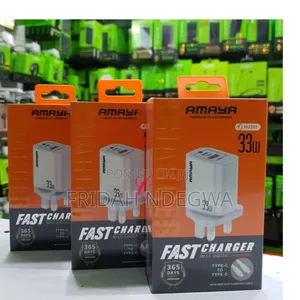 Amaya Hu301 *33w* Pd3.0 Qc3.0 Type C Fast Charger