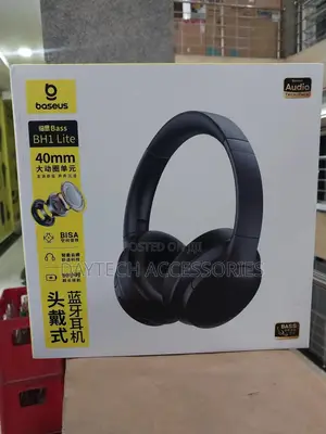 Baseus Bh1 Lite Wireless Headphones – Black