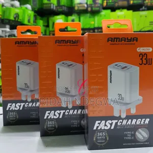 Amaya Hu301 *33w* Pd3.0 Qc3.0 Type C Fast Charger