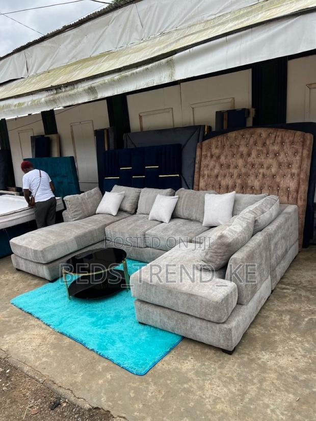 Spacious Elegant 9 Seater U Sofa - main view