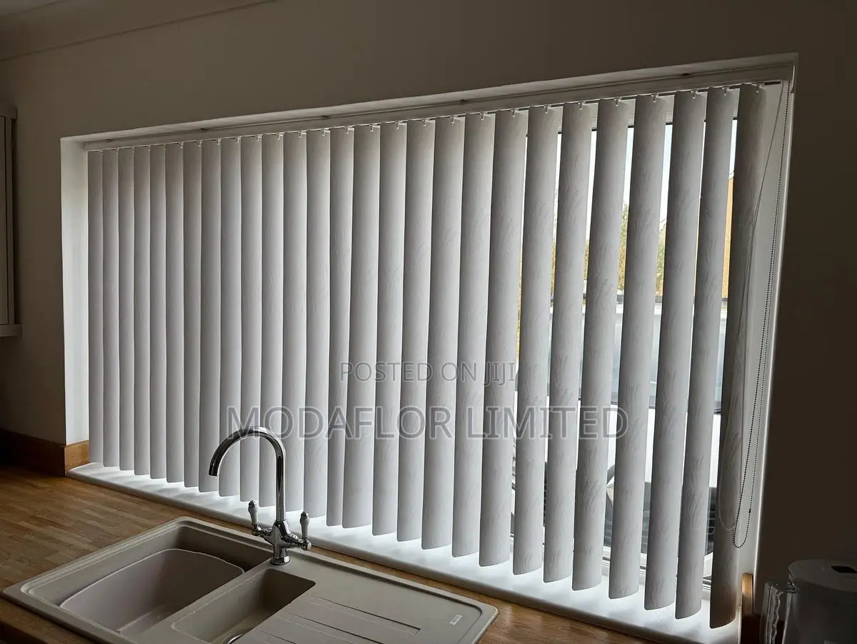 Textured Vertical Blinds for Stylish Interiors