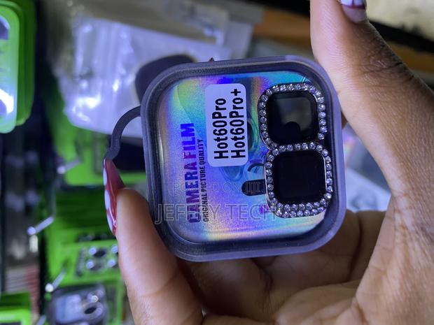 Tiuyao Glitter Ring Camera Lens Protector for Infinix Hot 50 Pro