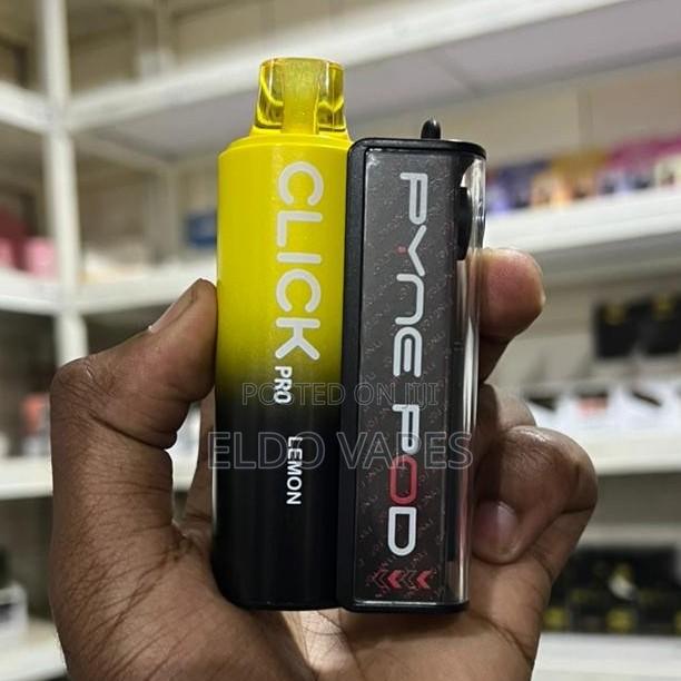 Pyne Pod Click Pro 20000 Puffs Full Kit Rechargeable Vape - Lemon - main view