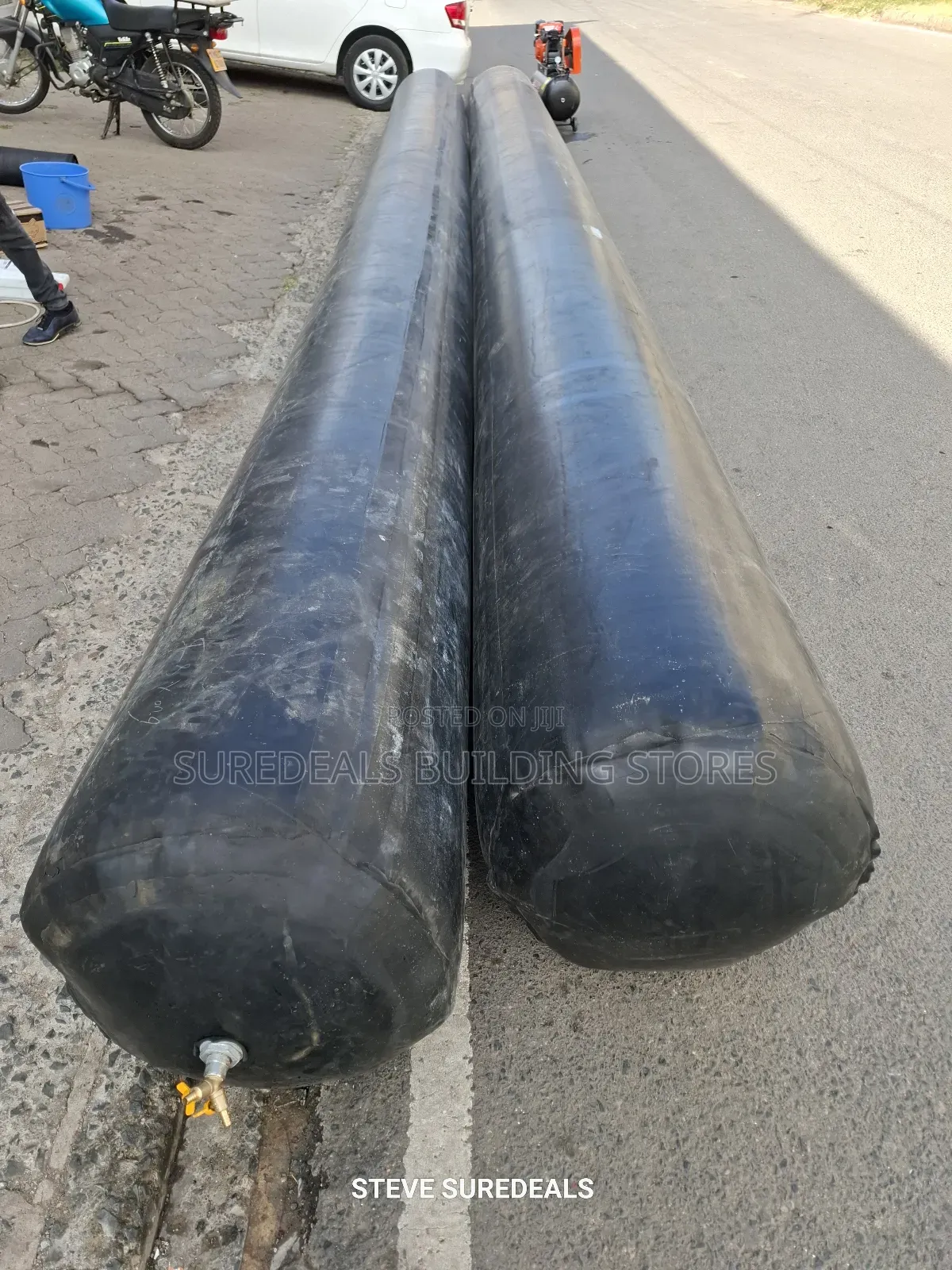 600mm X 10m Inflatable Rubber Culvert Balloon
