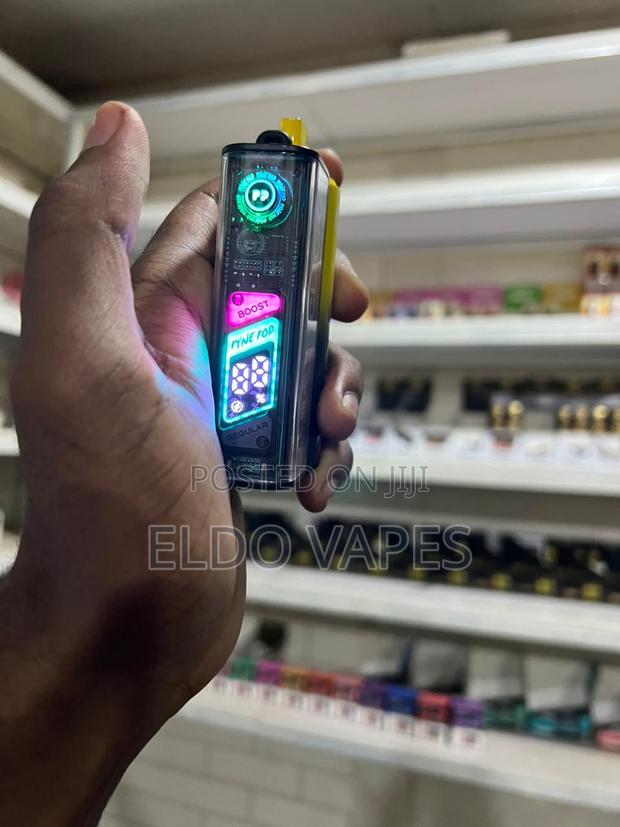 Pyne Pod Click Pro 20000 Puffs Full Kit Rechargeable Vape - Lemon - thumbnail 2