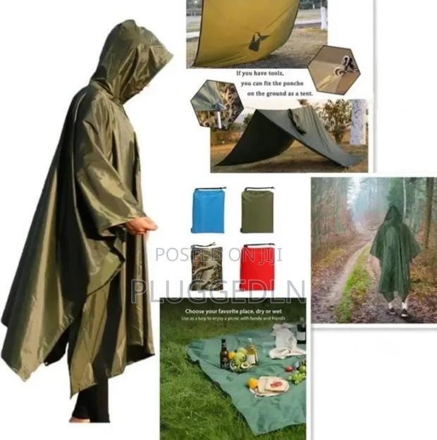 3 in 1 Outdoor Military Raincoat/ Poncho - thumbnail 3