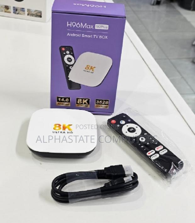 H96 Max M2+ Android Tv Box | Fast Performance | 4gb + 32gb - main view