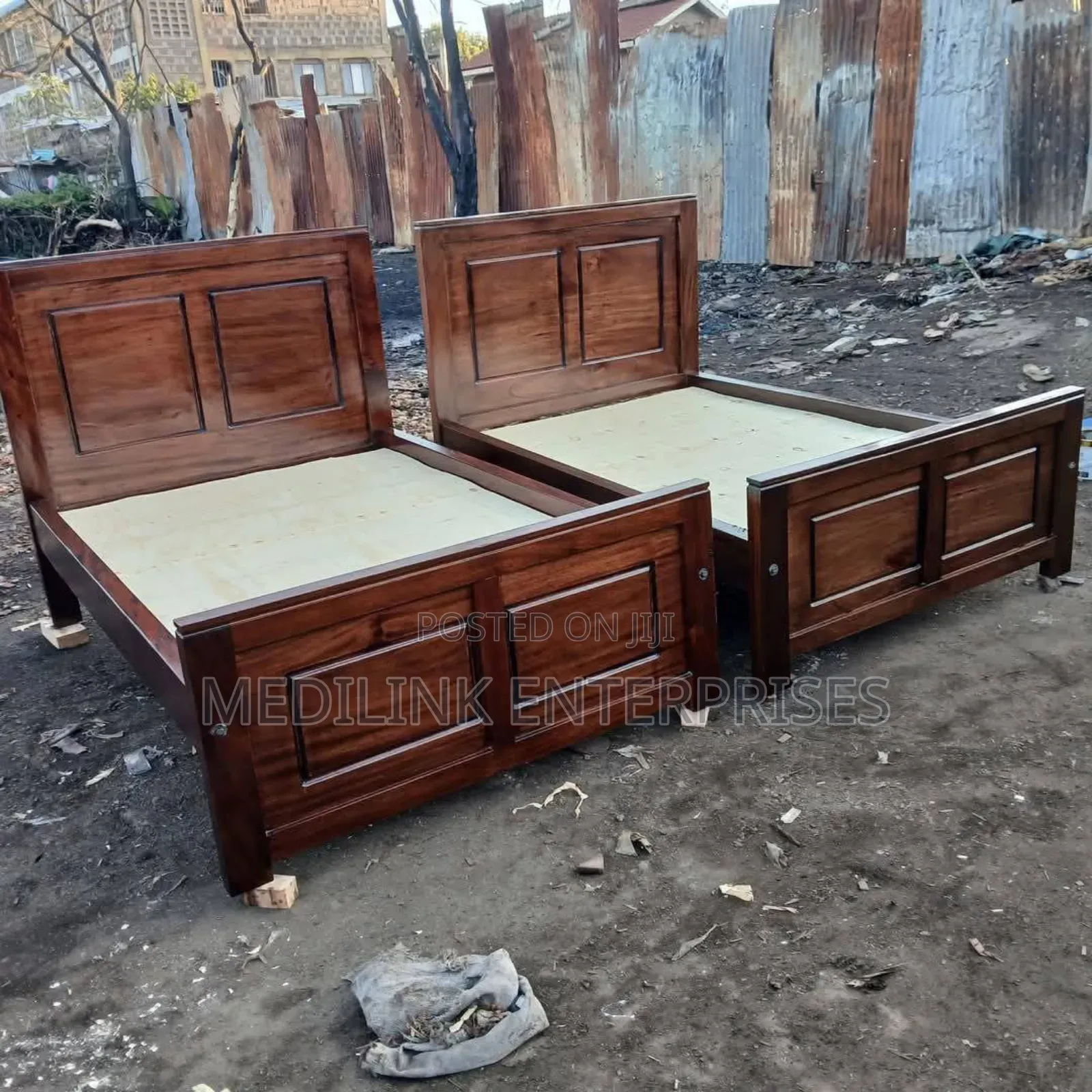 Solid Mahogany Made Beds(5*6)