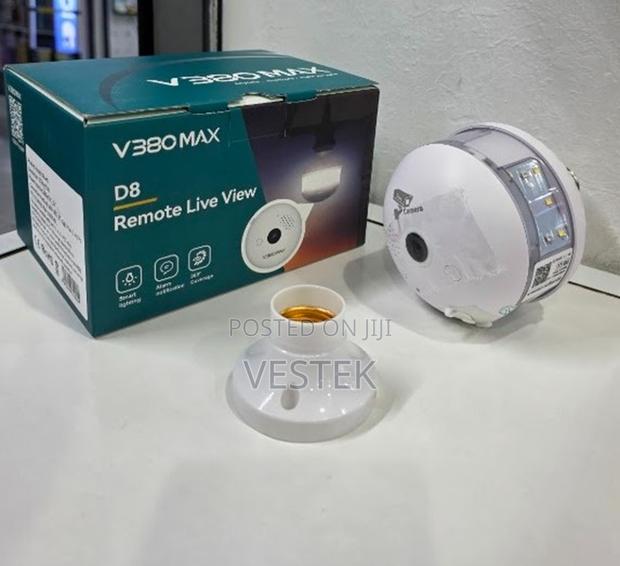 V380 App Home Smart Ip Hd 360 Degree CCTV Network Camera Light Bulb