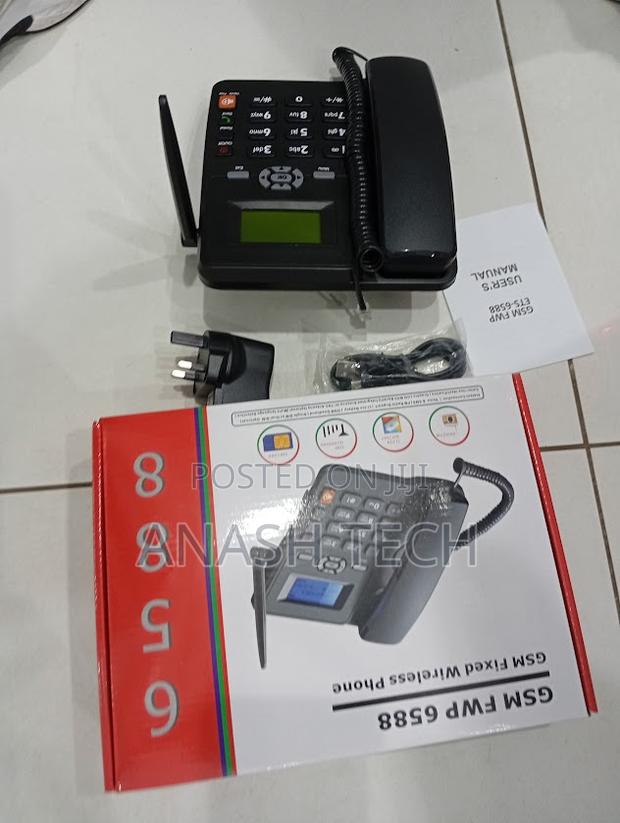 GSM Desk Telephone, Household Desk Phone With Volume Adjustable