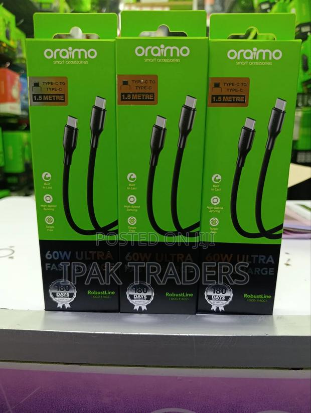 Restocked C to C Oraimo Cable
