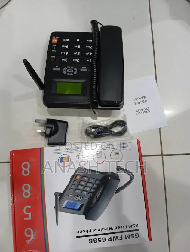 New GSM Deskphone 6588+Dual Sim Card Slot