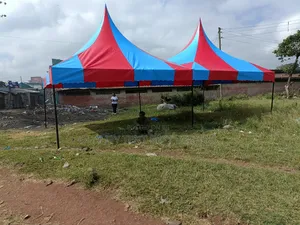 High Quality Tent for Sale - Durable Red Blue 100 Seater Tent