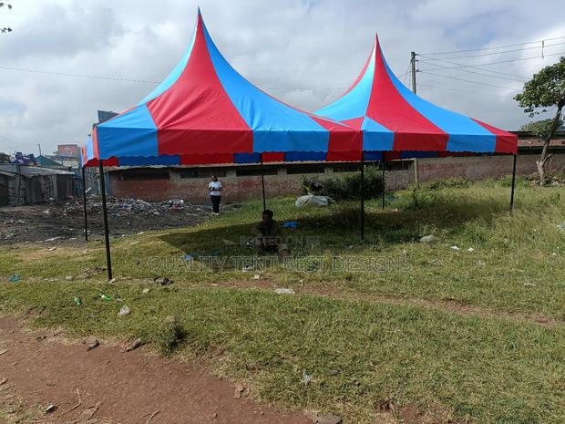 High Quality Tent for Sale - Durable Red Blue 100 Seater Tent