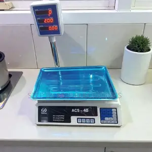 Acs 40 Digital Weighing Scale 40kgs With Led Display and Rechargeable
