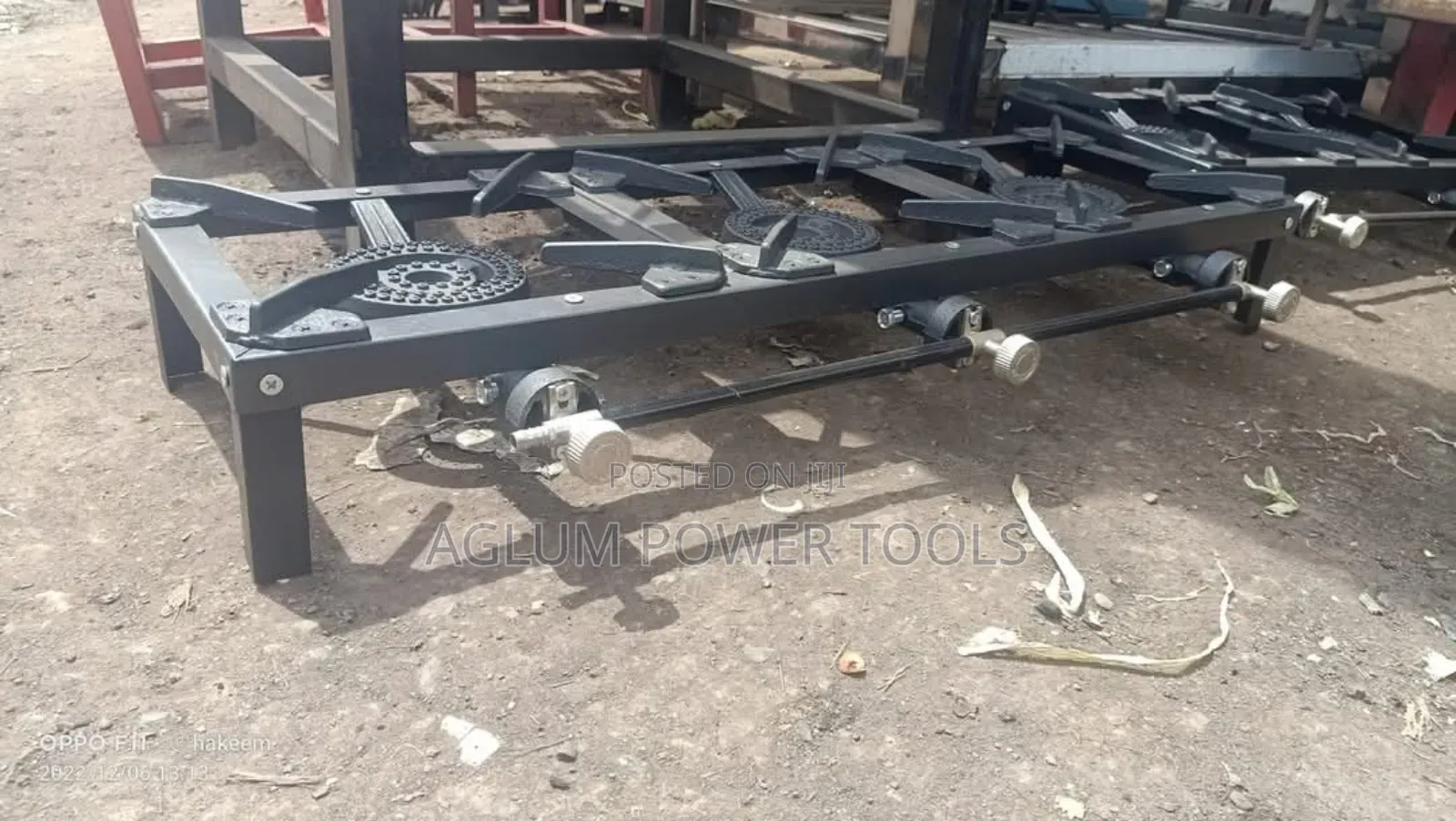Juakali Fabricated 3 Burner Table Top High Pressure