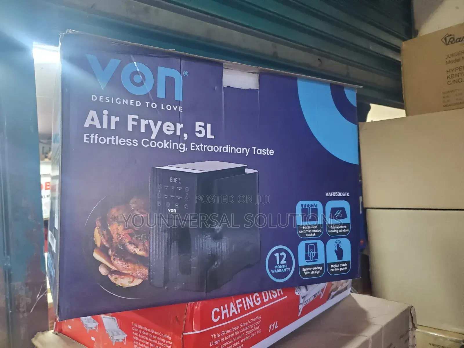 Von 5l Digital Slim Design Air Fryer
