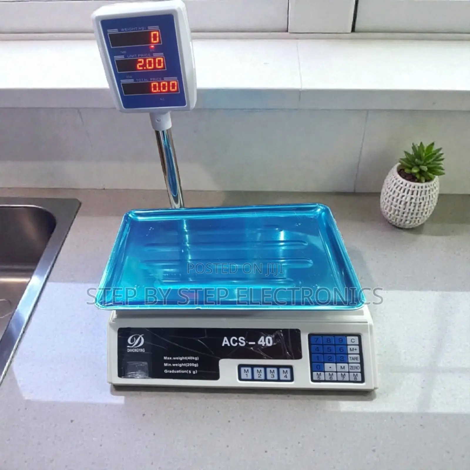 Acs 40 Digital Weighing and Price Computing 40kgs Led Rechargeable