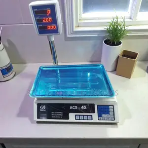 Acs 40 40kgs Digital Scale With Price Computing Led Display Battery
